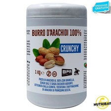 BPR NUTRITION Burro D'Arachidi 100% CRUNCHY 1 kg