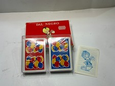 CARTE DA GIOCO / MERCANTE IN FIERA/80 CARTE PLASTIFICATE / DAL NEGRO