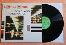 LP + Inserto Testi SIMPLE MINDS - SONS AND FASCINATION 1a Stampa Europea 1981