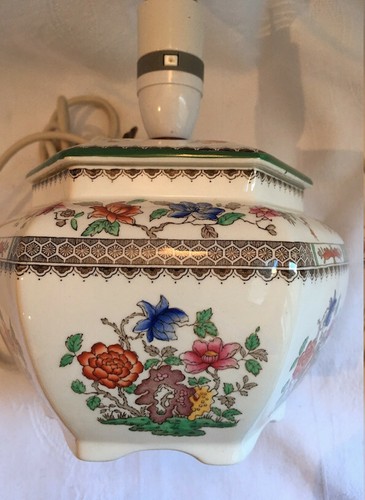 Base lampada esagonale rosa