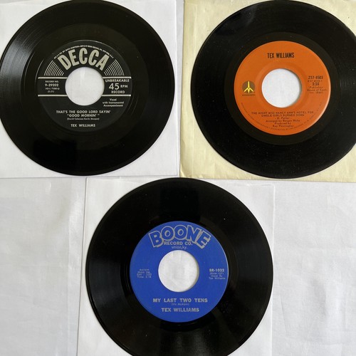 Tex williams records - williams,