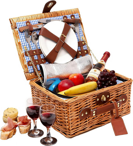 Cestino picnic vimini - cestino,