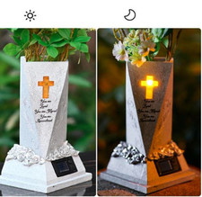 Vaso Tomba Cimitero Solare LED