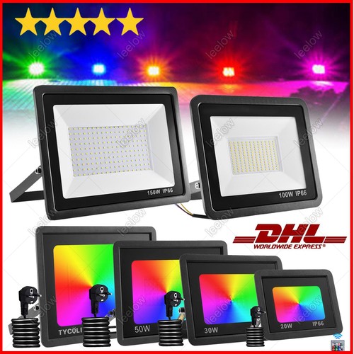Proiettore led rgb - rgb, 10w-100w