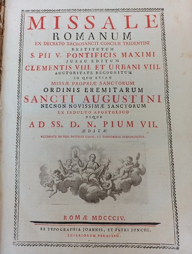Missale romanum decreto - missale,