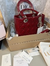 Borsa LADY DIOR rosso ciliegia