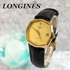 LONGINES Gold Dial Date Analog