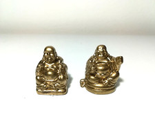 Sopramobile coppia Buddha colore oro in legno arredamento italia - (144)