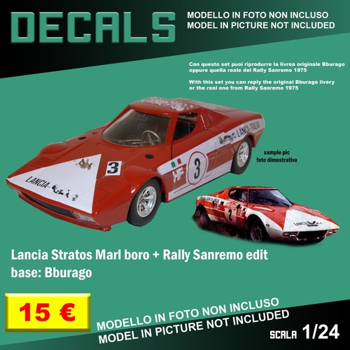 Decals repro lancia stratos - lancia,