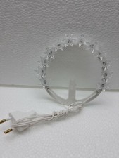 CORONCINA VOTIVA LUMINOSA AUREOLA 10 LUCI CON CAVO E SPINA DIAMETRO 10CM / 12CM