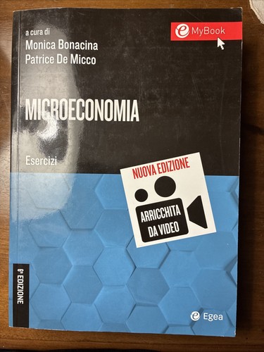 Microeconomia esercizi 6ed - esercizi,