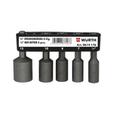 Bussole Esagonali Metriche Attacco Diretto per Avvitatore - WÜRTH 0614176