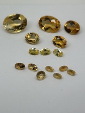 CHIUSURA ATTIVITÀ - Lotto di 14 Quarzo Citrino Ovale + 1 Tondo da ct. 22,64