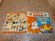 ALBUM CANTANTI 1969 EDIS ORIGINALE MB/OTTIMO VUOTO+I NOSTRI IDOLI+CEDOLA