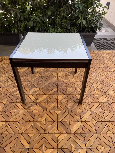Tavolo legno vetro - e,