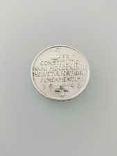 SVIZZERA - MONETA 5 FRANCHI SVIZZERI ARGENTO - 1948 