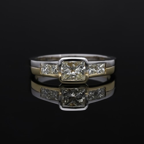 Anello bicolore ct - anello,