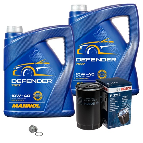 Filtro olio bosch mannol - 10, l