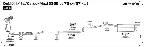 Marmitta posteriore per - marmitta,