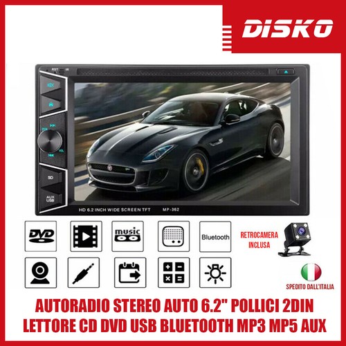 Autoradio stereo auto - autoradio, 6.2"