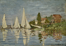 Poster fiume regata barca a