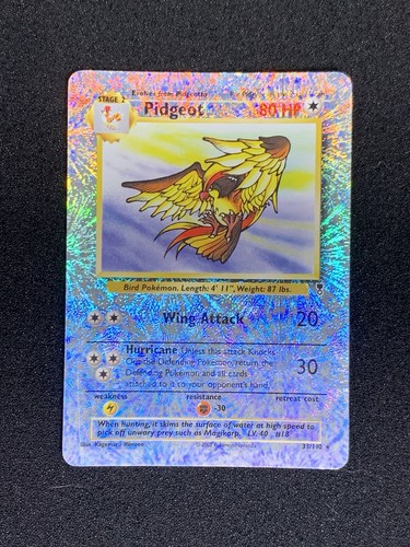 Pokemon pidgeot 110 - pidgeot, 33/110