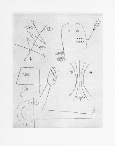 Victor brauner estampe tire - estampe,,