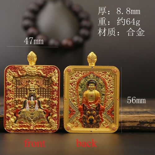 Ciondolo dipinto thangka - ciondolo,