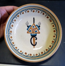 PIATTO IN CERAMICA VINTAGE - ETNICO -