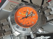 SECTOR da Sub Squadra 1000M Titanio Cronografo Arancio Quadrante 38mm Auto Uomo