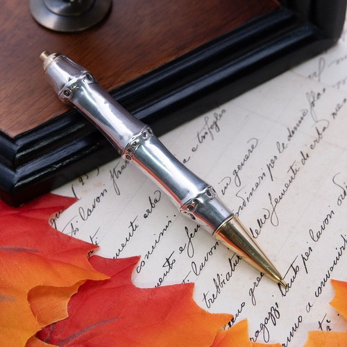 Gucci vintage bamboo pen - gucci,