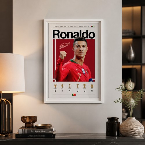 Poster calcio cristiano - poster,