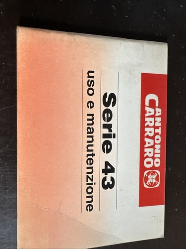 Manuale uso manutenzione - uso, e