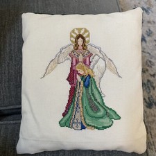 Cuscino angelo natalizio punto