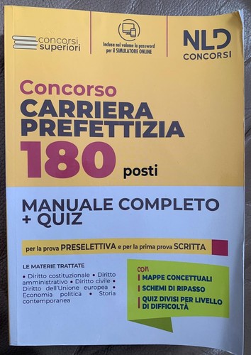 Manuale per concorso carriera
