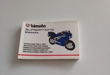 Libretto istruzioni uso Bimota
