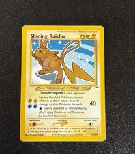 Shining Raichu Holo NM - Pokemon Card 111/105 Neo Destiny 