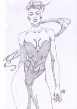 Costume da bagno Storm penna a sfera ufficio CARTA 8X11 ORIGINALE DI WALTER GEOVANI AG 2