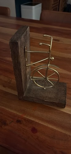 Fermalibri vintage legno - legno, e