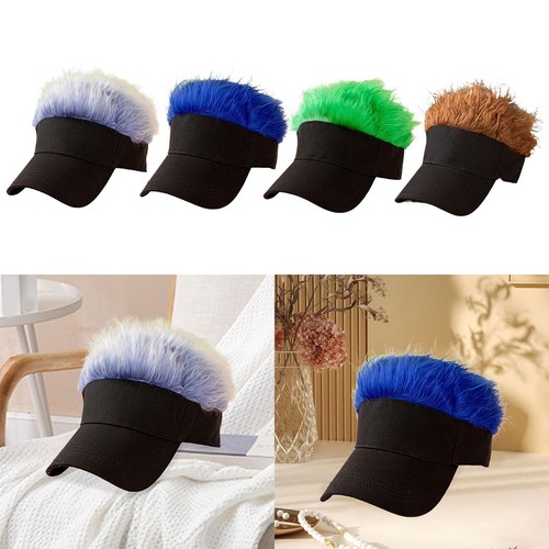 Visiera con punte per capelli