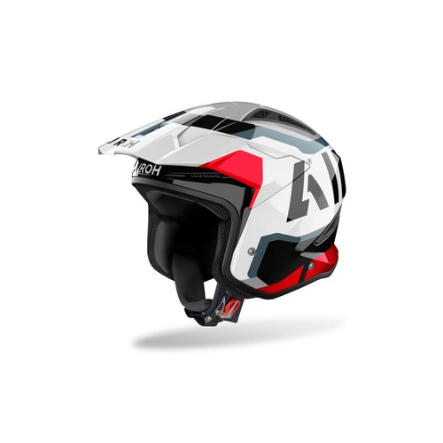 Casco jet trial airoh trr - jet,