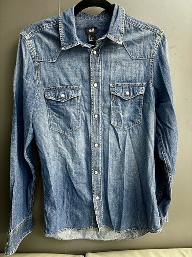 Camicia jeans uomo tg s - jeans, tg.