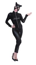 Costume da Catwoman Gatta Gattina Nera Donna Ragazza Sexy Travestimento L.285