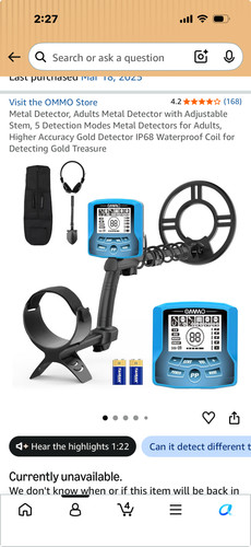 Metal detector used - metal,