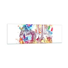 Quadro su Vetro 160x50cm