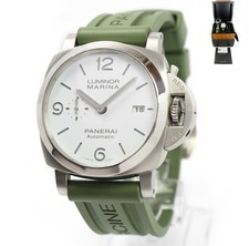 2022 Panerai Luminor Marina 1950 PAM01314 44MM quadrante bianco scatola documenti