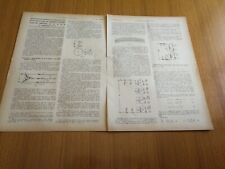 1919 CONVERTITORI DI CORRENTE MONOFASE IN TRIFASE TECNICA ANNI 20 EPOCA