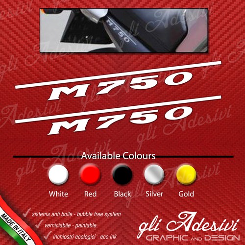 Coppia adesivi ducati - adesivi, monster