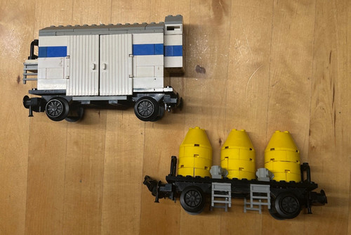 Lego ferrovia 7730 vagone - ferrovia, v