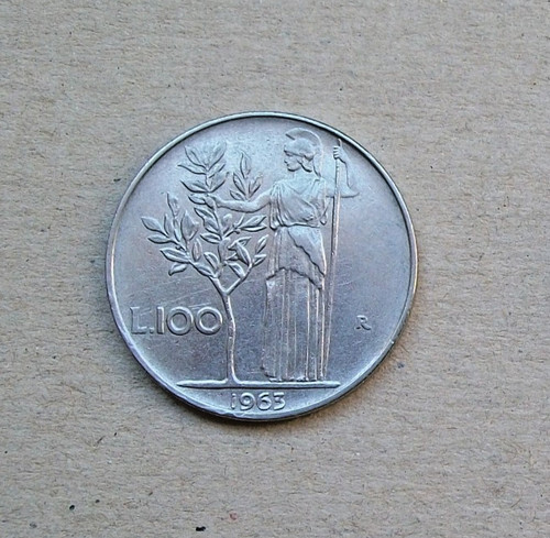 1963 100 lire minerva - lire,